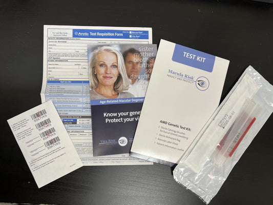 Macula Risk - Home Testing Kit, medical test genetics testing - Dr Ana Juricic - Low Vision Optometrist