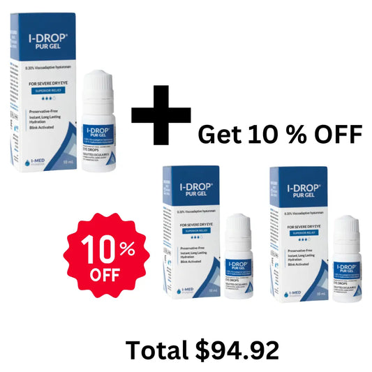 Upgrade your order to  1 I Drop Pur Gel with regular price + 2 I Drops Pur Gel with 10% OFF ! - Dr Ana Juricic - Low Vision Optometrist